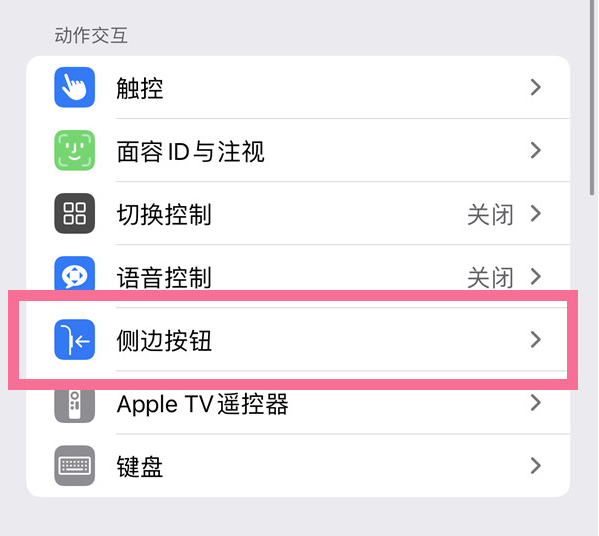 安平苹果14维修店分享iPhone14 Plus侧键双击下载功能关闭方法 