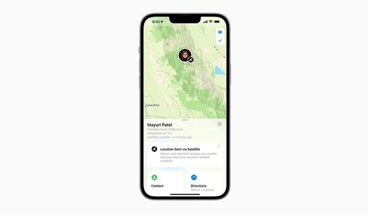 安平苹果14维修分享iPhone14系列中 FindMy功能通过卫星分享位置方法教程 