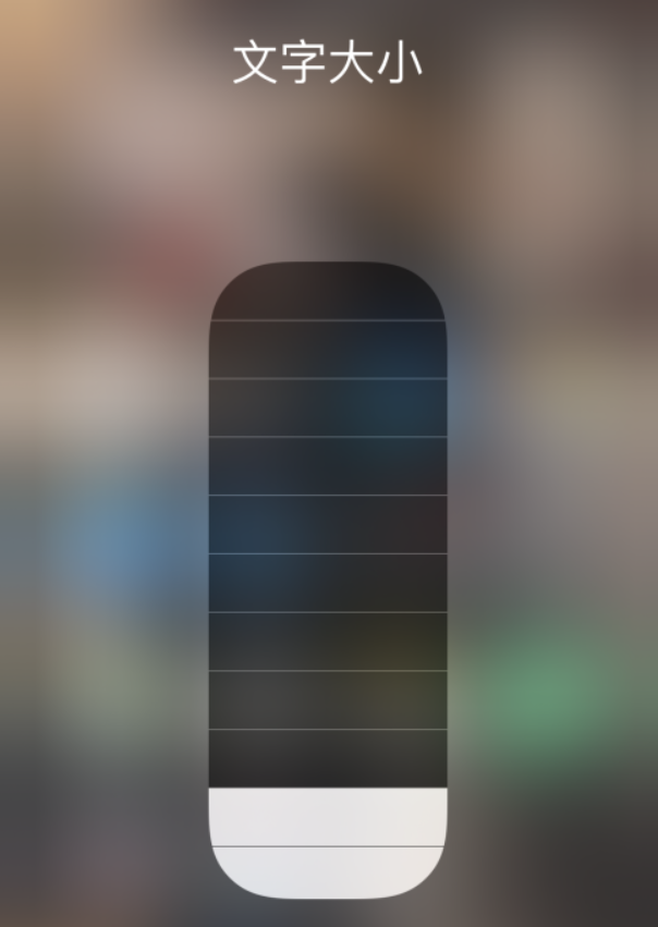 安平苹果手机维修分享小技巧：在 iPhone 控制中心快速调节字体大小 